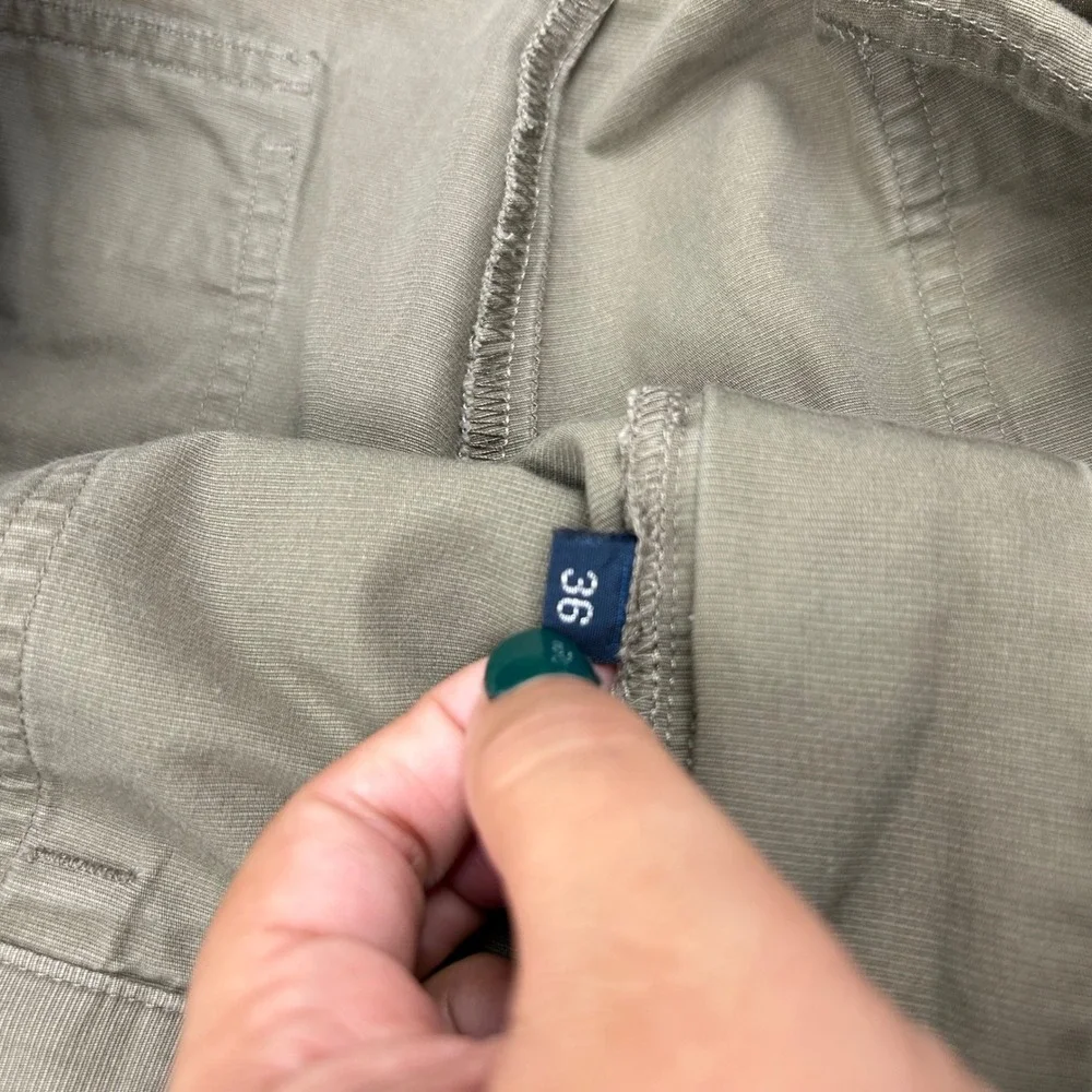 Polo Ralph Lauren Cargo Shorts Mens 36 Green Vintage Cotton Utility Gorpcore